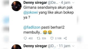 Bawa Nama Jokowi, Denny Siregar Sentil Fadli Zon Like Video Bokep