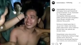 Hindari Amukan Massa, Jambret di Palembang Mengaku Cuma Mau Prank