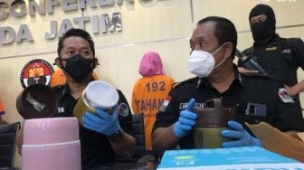 Polisi Surabaya Gagalkan Selundupan 6 Kg Sabu Dalam Termos Dari Malaysia