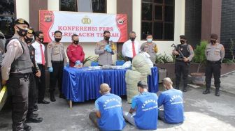 Polres Aceh Tengah Sita 24 Kg Ganja, 3 Orang Ditangkap