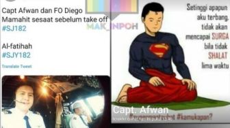 Pilot Rajin Ibadah, Sosok Kapten Afwan Digambarkan Seperti Superman Sholat