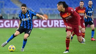 Sengit, AS Roma dan Inter Milan Berbagi Poin di Olimpico