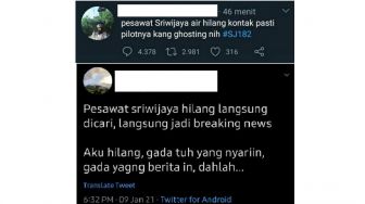 Tak Patut Ditiru! Saat Tragedi Sriwijaya Air SJ182 Dijadikan Lelucon