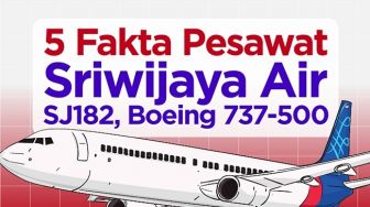 INFOGRAFIS: 5 Fakta Pesawat Sriwijaya Air SJ182, Boeing 737-500