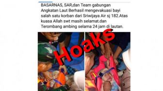 Catat! Kabar Bayi Selamat Dari Jatuhnya Sriwijaya Air SJ-182 Hoaks