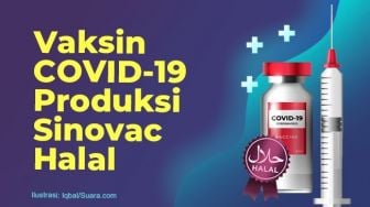 INFOGRAFIS: Vaksin Covid-19 Produksi Sinovac Halal