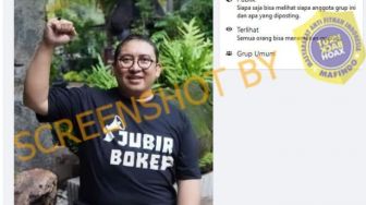 CEK FAKTA: Benarkah Baju Fadli Zon Bertuliskan Jubir Bokep?