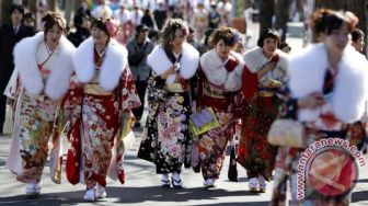 Darurat Pandemi, Masyarakat Jepang Tetap Rayakan Festival Hari Kedewasaan