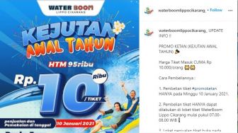 Waterboom Lippo Cikarang Dihujat Bikin Promo Berenang Rp 10 Ribu saat COVID