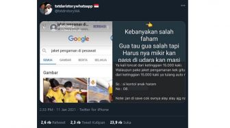 Beri Saran Pada Korban Tragedi Sriwijaya Air SJ182, Orang ini Malah Dihujat