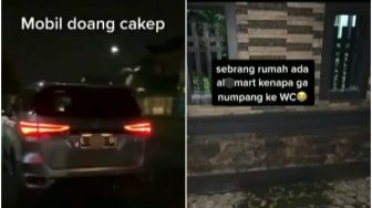 Jorok Penumpang Toyota Fortuner Ini Nekat Buang Air Di Depan Rumah Orang