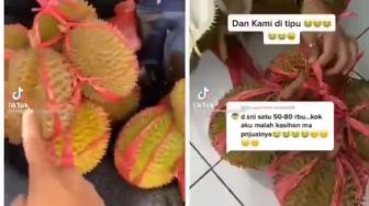 Harga Rp 50 Ribu Dapat 9 Durian, saat Dibelah, Isinya 'Omong Kosong'