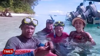 Pesona Pulau Tabailenge Morotai, Airnya Jernih Bagai Kristal