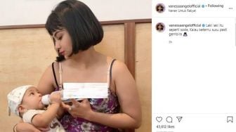 Netizen Ribut Vanessa Angel Lebih Pintar Urus Anak Dibanding Shandy Aulia