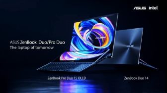 Laptop Berlayar Ganda, Asus ZenoBook Pro Duo 15 OLED dan Zenbook Duo 14