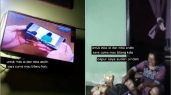 Totalitas! Demi Nonton Sinetron, Dapur Ibu Ini Sampai Dipindah ke Ruang TV