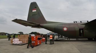 Darurat Bencana, TNI AU Kerahkan 3 Pesawat Angkut Logistik ke Mamuju
