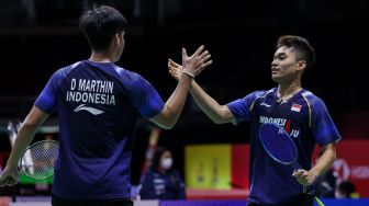 Kalahkan Rekan Senegara, Leo/Daniel Melaju ke Quarter Final Thailand Open