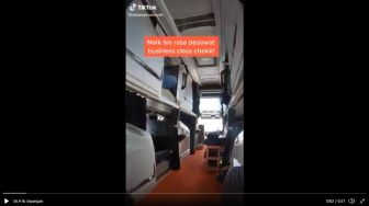 Serasa Naik Pesawat, Bus Jurusan Jakarta -Yogyakarta Ini Mewah Banget