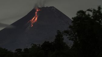 Gunung Merapi Hanya 12 Kali Luncurkan Lava dalam 30 Jam, Jarak Terjauh 1,5 Kilometer