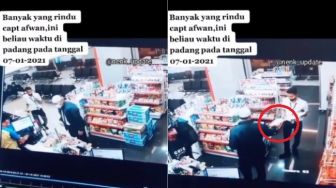 Menyentuh Hati, Viral Rekaman CCTV Kapten Afwan Pernah Traktir Kru Bandara