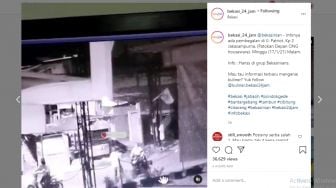 Viral Komplotan Begal Beraksi di Jalan Patriot Jakasampurna Bekasi