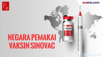 Videografis: Daftar Negara Pemakai Vaksin Sinovac