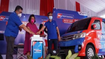 Pakai Kendaraan Jenis Komersial, Kini Tersedia Mobile Booth MyPertamina