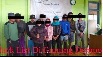 Kedapatan Mengambil Kayu Panjang Umur, 10 Pendaki Gunung Dempo Diblacklist