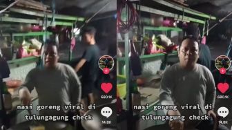 Hobi Adu Mulut Pakai Bahasa Kasar, Penjual Nasi Goreng Ini Viral