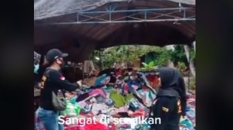 Viral Relawan Kritik Tumpukan Bantuan Baju Korban Bencana: Jadi Sampah