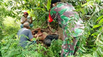 Duhh! Depresi, Pria Jomblo Sebatang Kara Sayat Dada Sendiri di Jombang