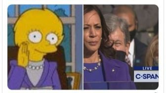 Ramalan The Simpsons: Outfit Kamala Harris Sudah Muncul Sejak tahun 2000