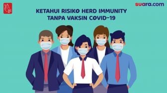 Videografis: Ketahui Risiko Herd Immunity Tanpa Vaksin Covid-19