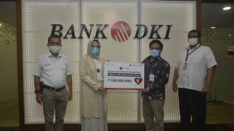 Bank DKI Gandeng Jakarta Tourism Forum Salurkan Donasi Gempa Sulbar