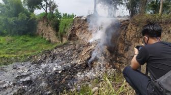 Ledakan dan Bola Api 'Misterius' di Eks Tambang Mojokerto Diselidiki Polisi