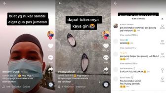 Sandal Tertukar Pas Jumatan, Publik: Pas Pergi Saipul Pas Pulang Jadi Nurul