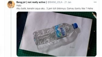 Hits: Pria Gambar Botol Dikontak Aqua Hingga Anggun C Sasmi Jadi Sorotan