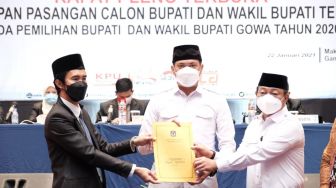 KPU Gowa Tetapkan Adnan-Kio Calon Bupati dan Wakil Bupati Terpilih