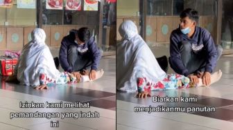 Viral Aksi Pemuda Pijat Kaki Ibu di Emperan Toko, Bikin Warganet Terharu