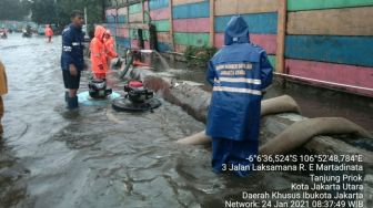 Curah Hujan Tinggi, 7 RT dan 15 Jalan di Jakarta Tergenang, Ini Daftarnya