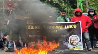 Mahasiswa Demo Tuntut Pemekaran Luwu Tengah di Hari Perlawanan Rakyat Luwu