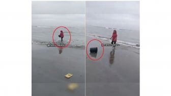 Viral Aksi Perempuan Buang Sampah di Laut, Dikecam Warganet!