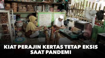 Pandemi: Perajin Kertas Rumahan Andalkan Berjualan Secara Online