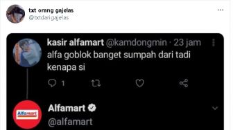 Mengumpat Sebut Nama 'Alfa', Warganet Ini Bikin Admin Minimarket Minta Maaf