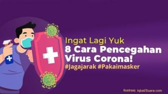 INFOGRAFIS: Ingat Lagi Yuk 8 Cara Pencegahan Covid-19