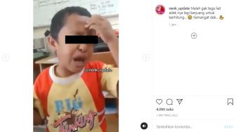 Viral Bocah Menangis saat Belajar Berhitung, Aksi Guru Disemprot Warganet