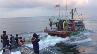 KKP Tangkap Tiga Kapal Asing Pencuri Ikan di Perairan Selat Malaka