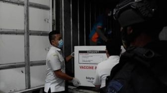 Sudah Tahap ke-3, Total 67 Ribu Dosis Vaksin Tiba di Provinsi Riau
