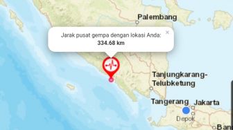 Update Gempa Terkini Lampung Diguncang Gempa Susulan 3 4 Sr Suara Banten